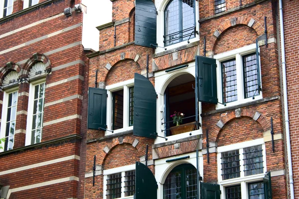 stock image Typical house in center of Amsterdam