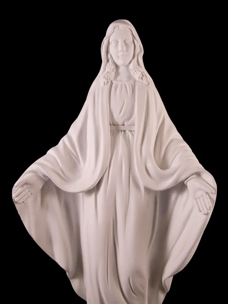 stock image White statue of holy mary