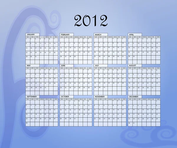 2012 年的压延机 — 图库矢量图片