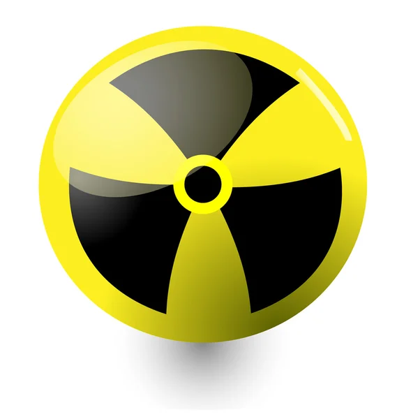 Πυρηνική σημάδι — Διανυσματικό Αρχείο