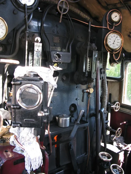 Dentro de un tren de vapor —  Fotos de Stock