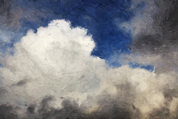 Impressionist clouds — Stock Photo, Image