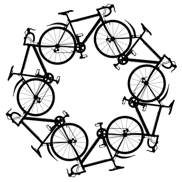 Cykla runt — Stock vektor