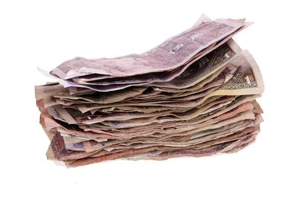stock image Stack of Chinese Currency