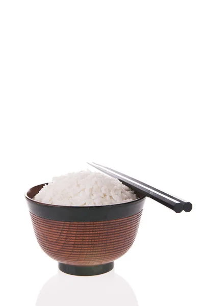Τσοπ στικς και ρύζι — Φωτογραφία Αρχείου