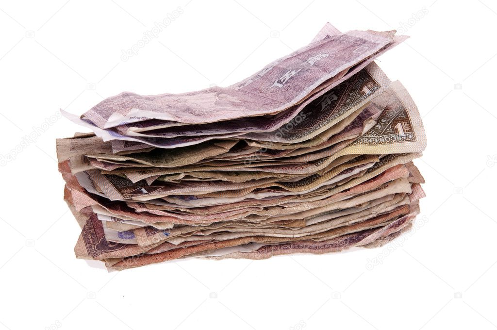 Stack of Chinese Currency