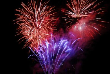 Fireworks display clipart