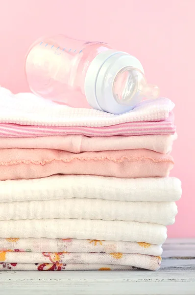 Pink Baby Clothes — Stock Photo, Image
