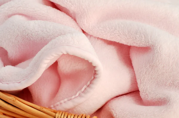 Ροζ μωρό κουβέρτα — Φωτογραφία Αρχείου
