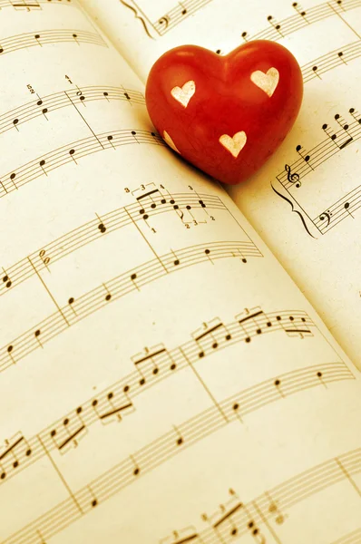 Romantyczna muzyka — Zdjęcie stockowe
