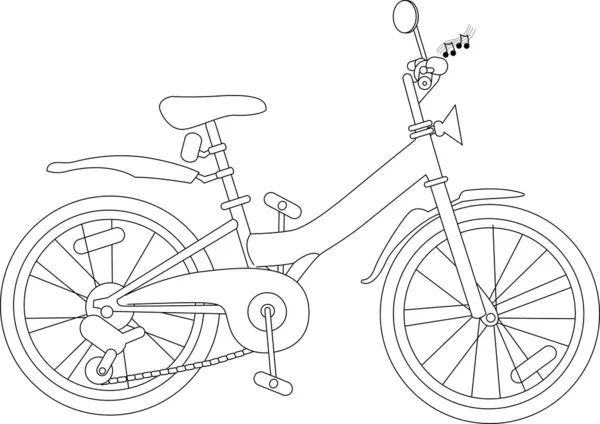Fahrrad Färbung — Stockvektor