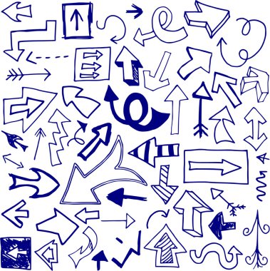 Doodle Arrows clipart