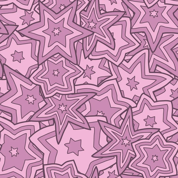 Άνευ ραφής ροζ αστέρι φόντο — Διανυσματικό Αρχείο