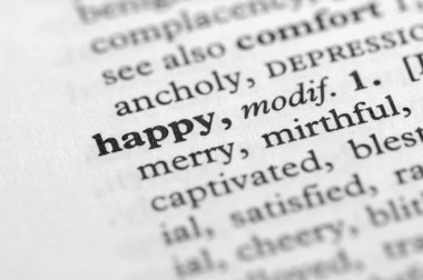 Dictionary Series - Happy