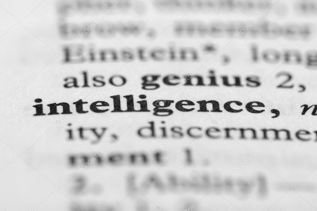 Dictionary Series Intelligence — Stock Photo © image191 7351200