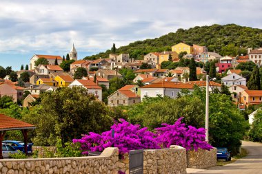 Adriatic village of Cunski, Island of Losinj clipart