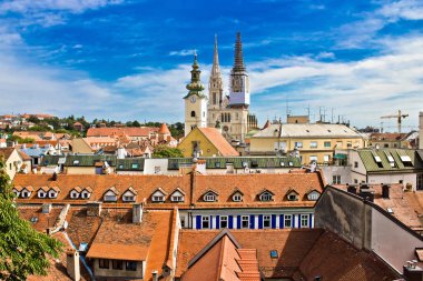 Zagreb - üst şehir manzarası