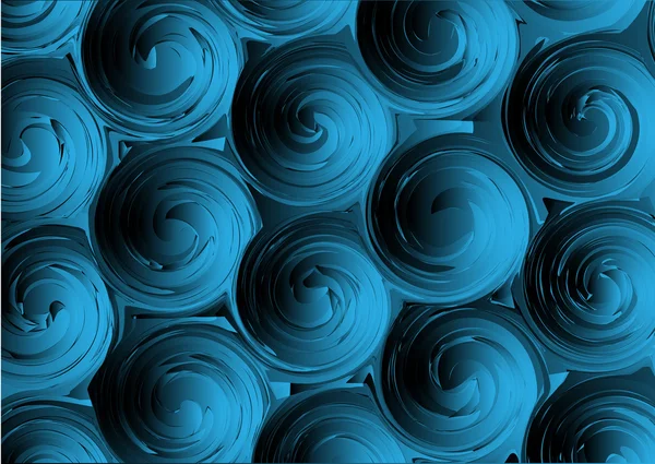 Espiral azul — Vector de stock
