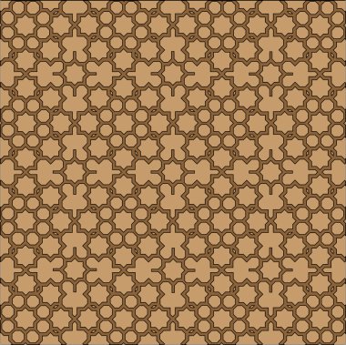 Islamic geometric background. clipart