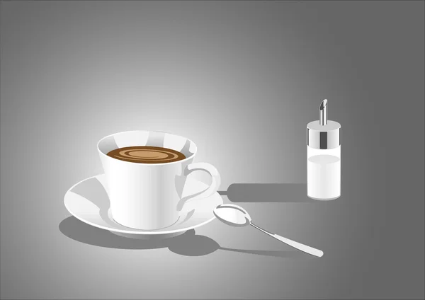 Taza de café. — Vector de stock