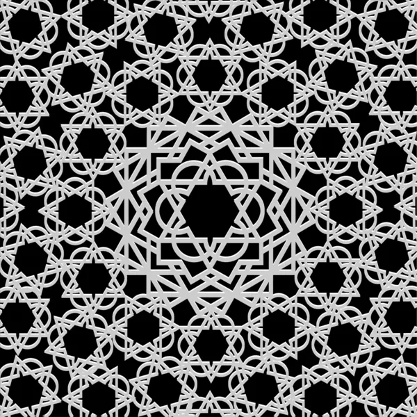 Арабский геометрический шаблон — стоковый вектор