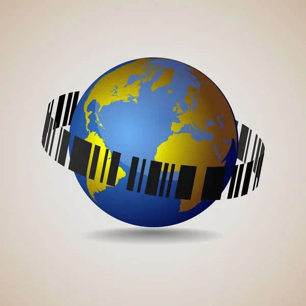 Globe-vente — Image vectorielle