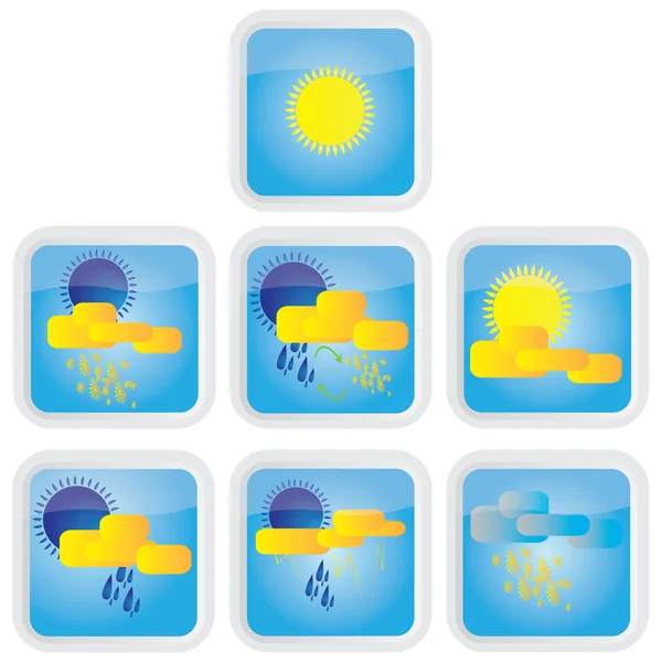 Weather conditions — Stock Vector
