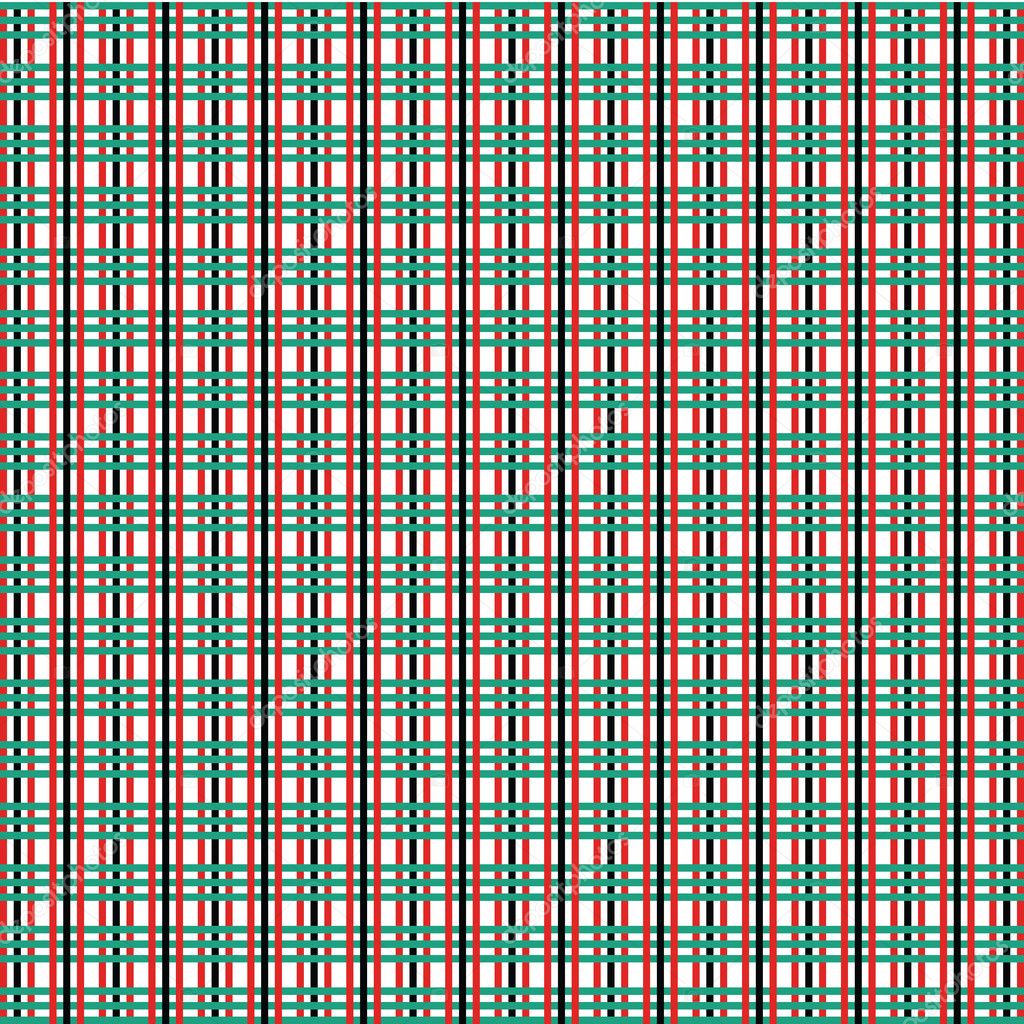 Red green black line square pattern — Stock Vector © bbnlkc #7911411