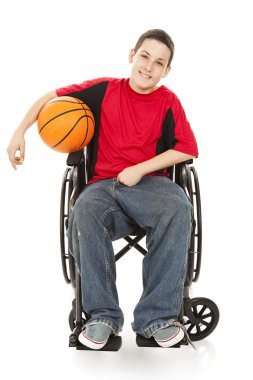 Disabled Teen Athlete clipart