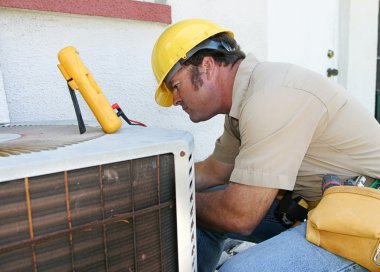 Air Conditioning Repairman 4 clipart