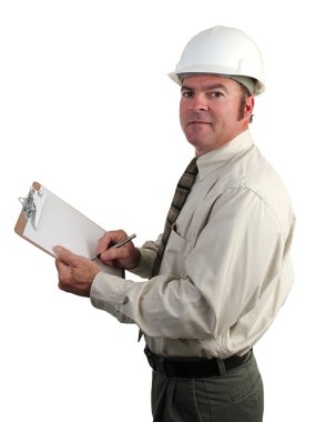 Engineer Taking Notes clipart