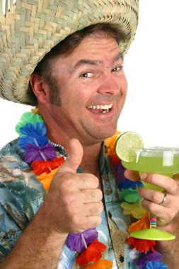 Margarita Man Thumbs Up 1 clipart