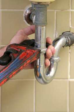 Plumbers Pipe Wrench clipart