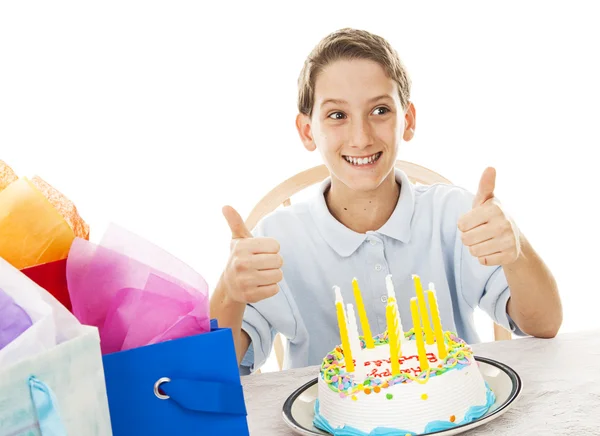 Birthday Boy Thumbsup — Stock Photo, Image