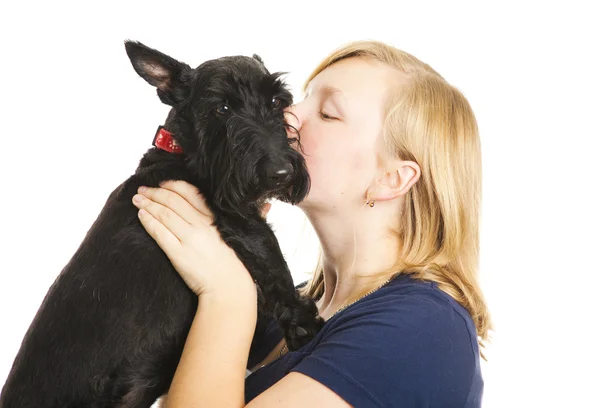 Besos para cachorro — Foto de Stock