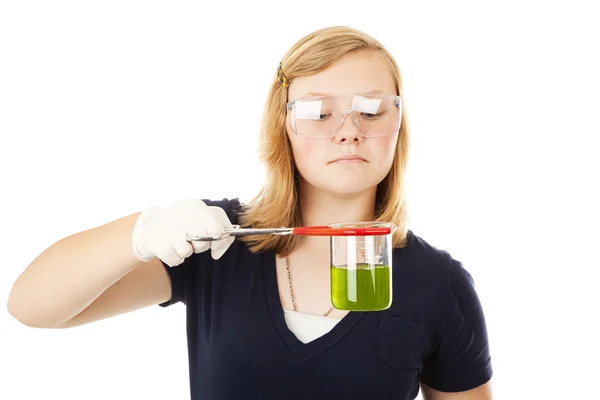 Químico adolescente — Fotografia de Stock