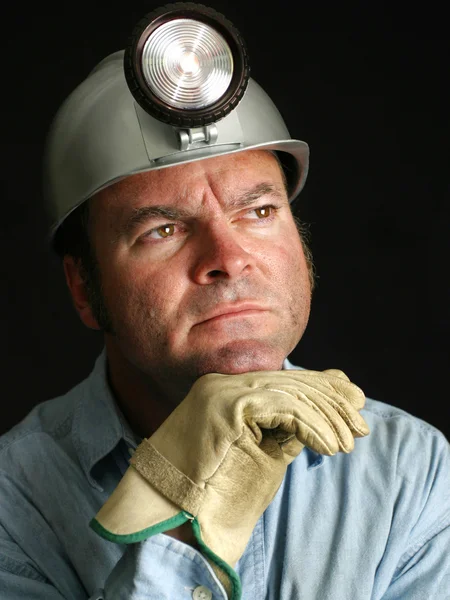 Mijnwerker - portret — Stockfoto