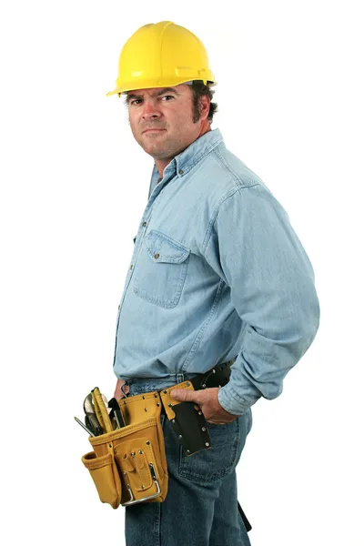 Vista lateral do homem ferramenta — Fotografia de Stock