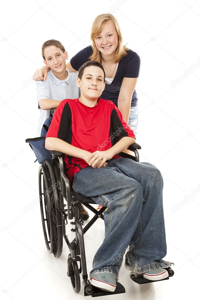 Group of Kids - One Disabled
