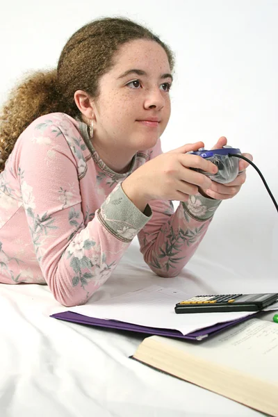 Estudante Gamer — Fotografia de Stock