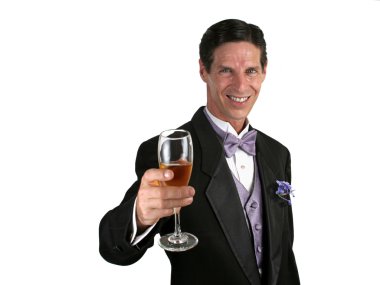 Champagne Toast Horizontal clipart