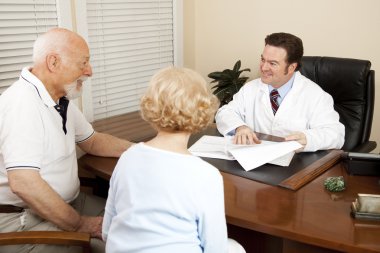 Doctor Discussing Treatment Plan clipart