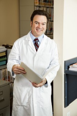 Doctor In His Office clipart