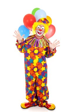 Isolated Clown clipart