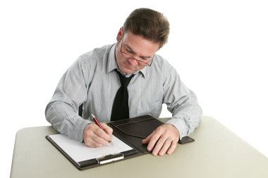 Auditor - Taking Notes clipart