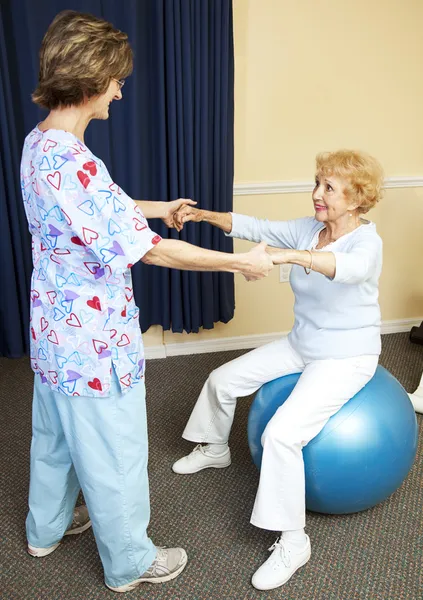 Exercício de Fisioterapia — Fotografia de Stock
