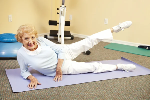 Senior Stretching — Stock Photo, Image