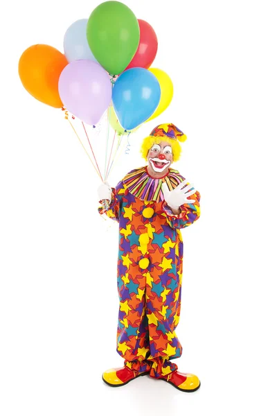 Anniversaire Clown isolé — Photo