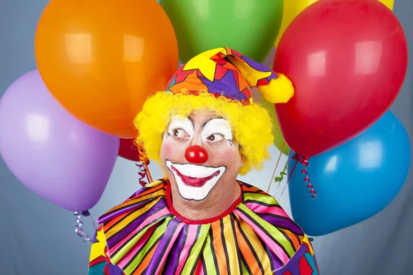 Verjaardag clown — Stockfoto