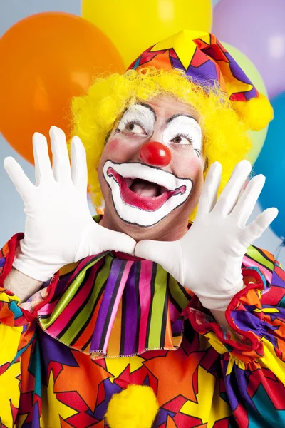 Clown - jazz handen — Stockfoto